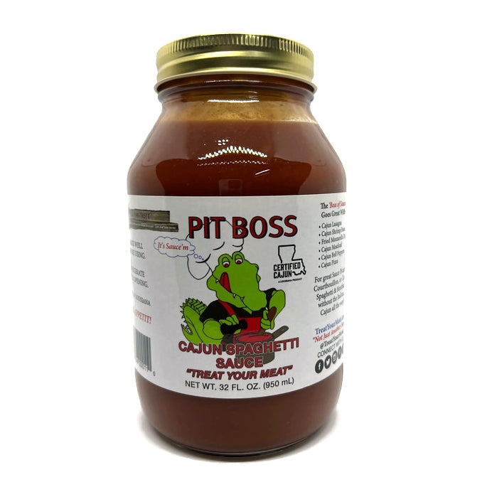 Pit Boss Cajun Spaghetti Sauce, 32oz Pit Boss - Cajun Crate & Supply